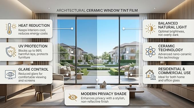 Ceramic Residential Window Tinting Film