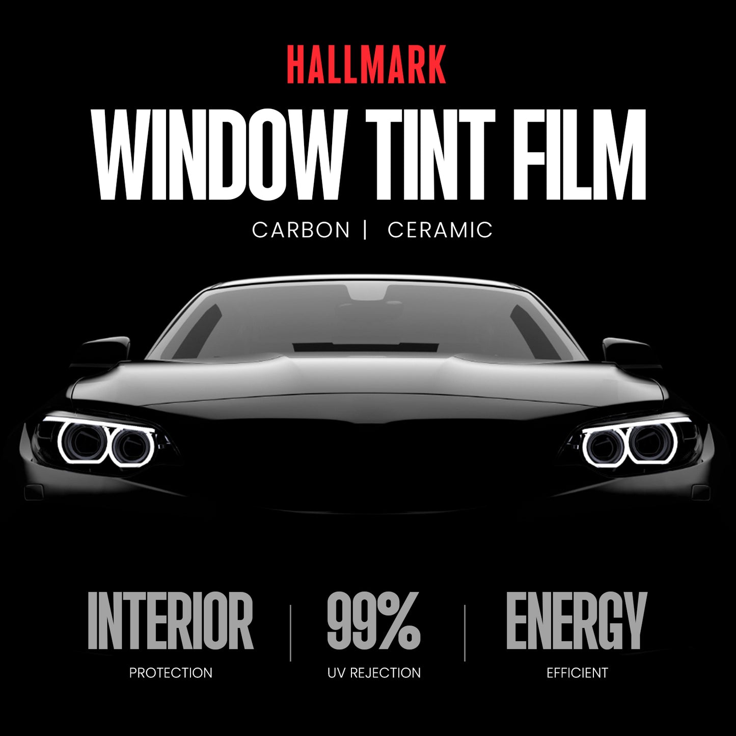 50% Ceramic Window Tinting Film 24" x 100'