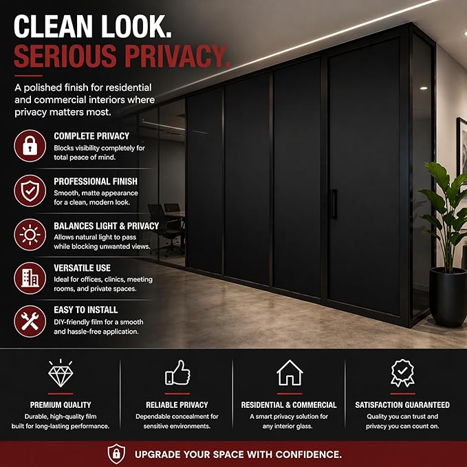 Blackout Window Tint Film
