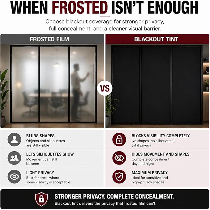 Blackout Window Tint Film
