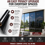 Commercial Residential Privacy One Way Mirror Black Silver Window Tinting Film