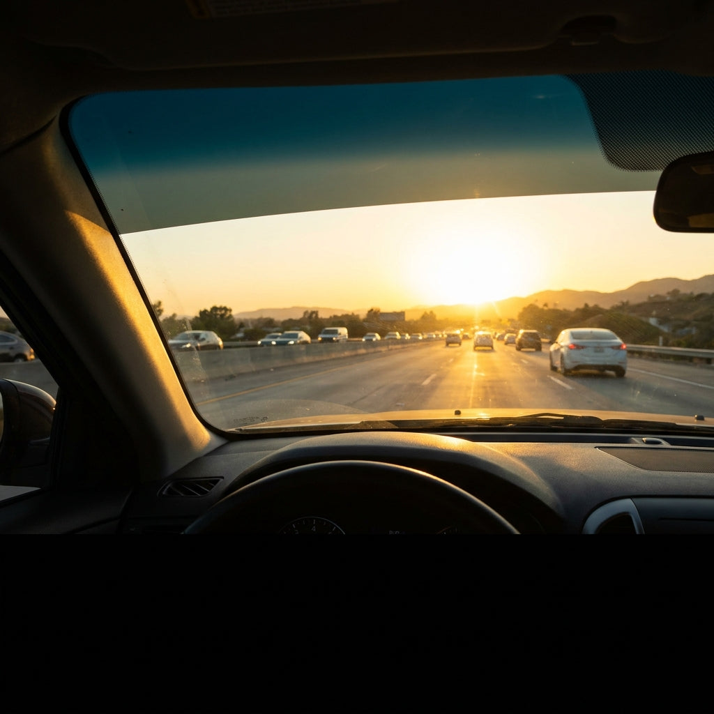 REDUCES GLARE FOR SAFER DRIVING