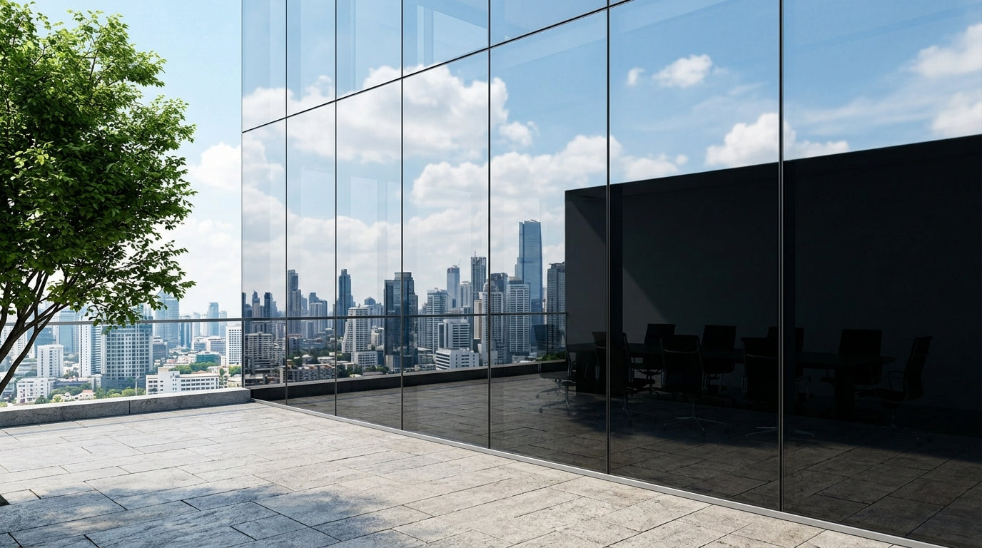 PRIVACY ONE WAY MIRROR WINDOW TINTING FILM