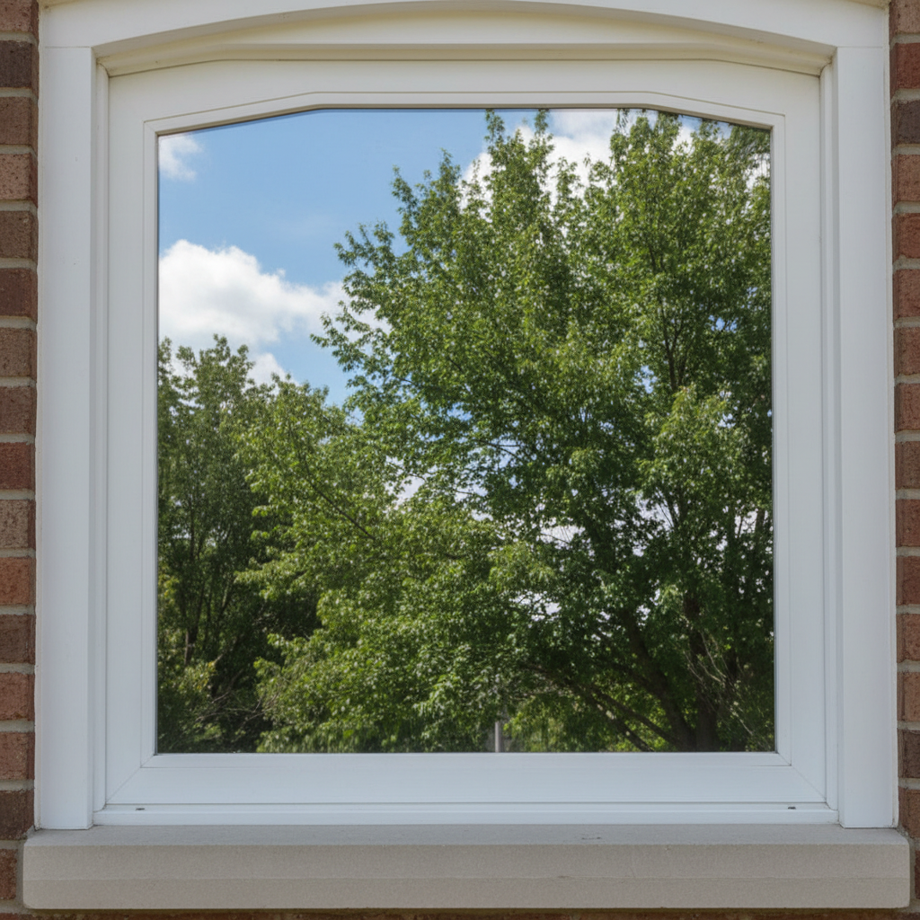 smaller window silver and cannot see in